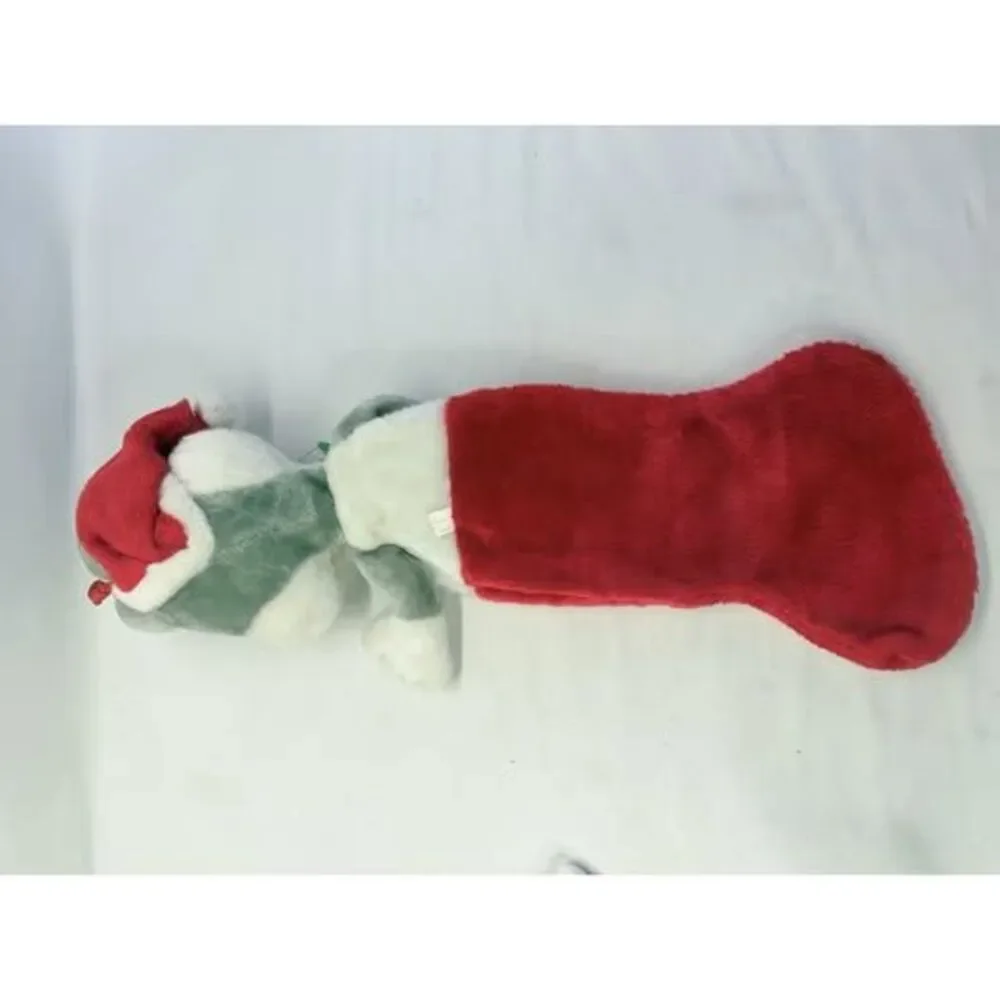 Vintage 1990 Bugs Bunny Plush Christmas stocking Smoke Free Home